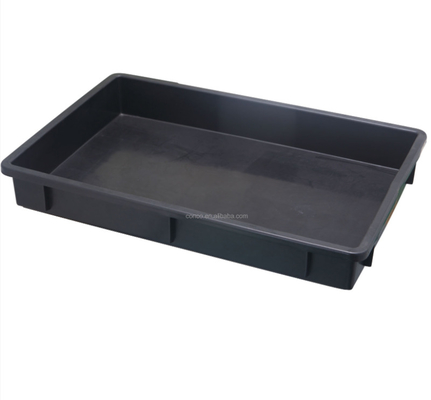 Plateau en plastique recyclable 615x420x95mm Plateau pp Antistatique ESD